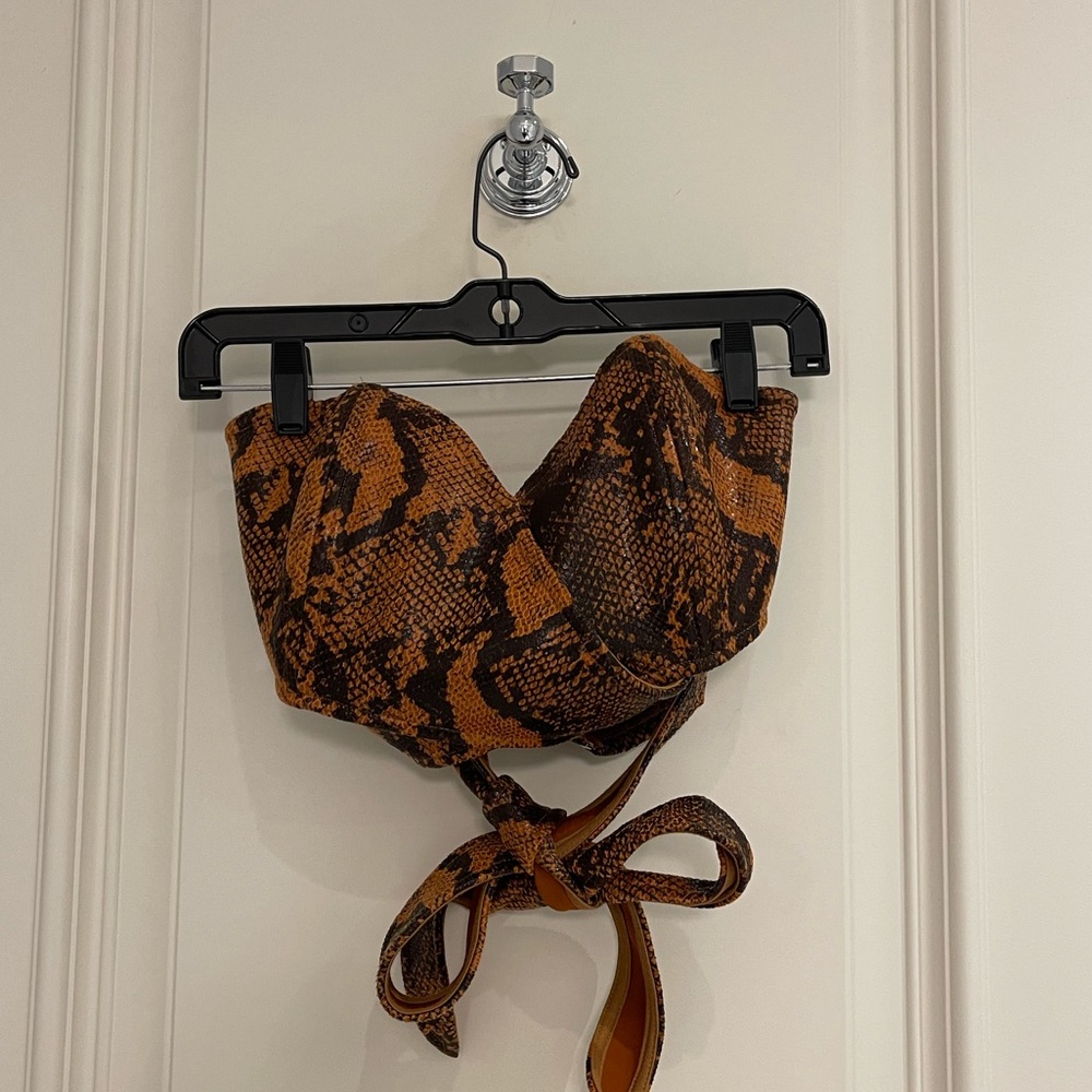 Urban Outfitters Snakeskin Crop Top